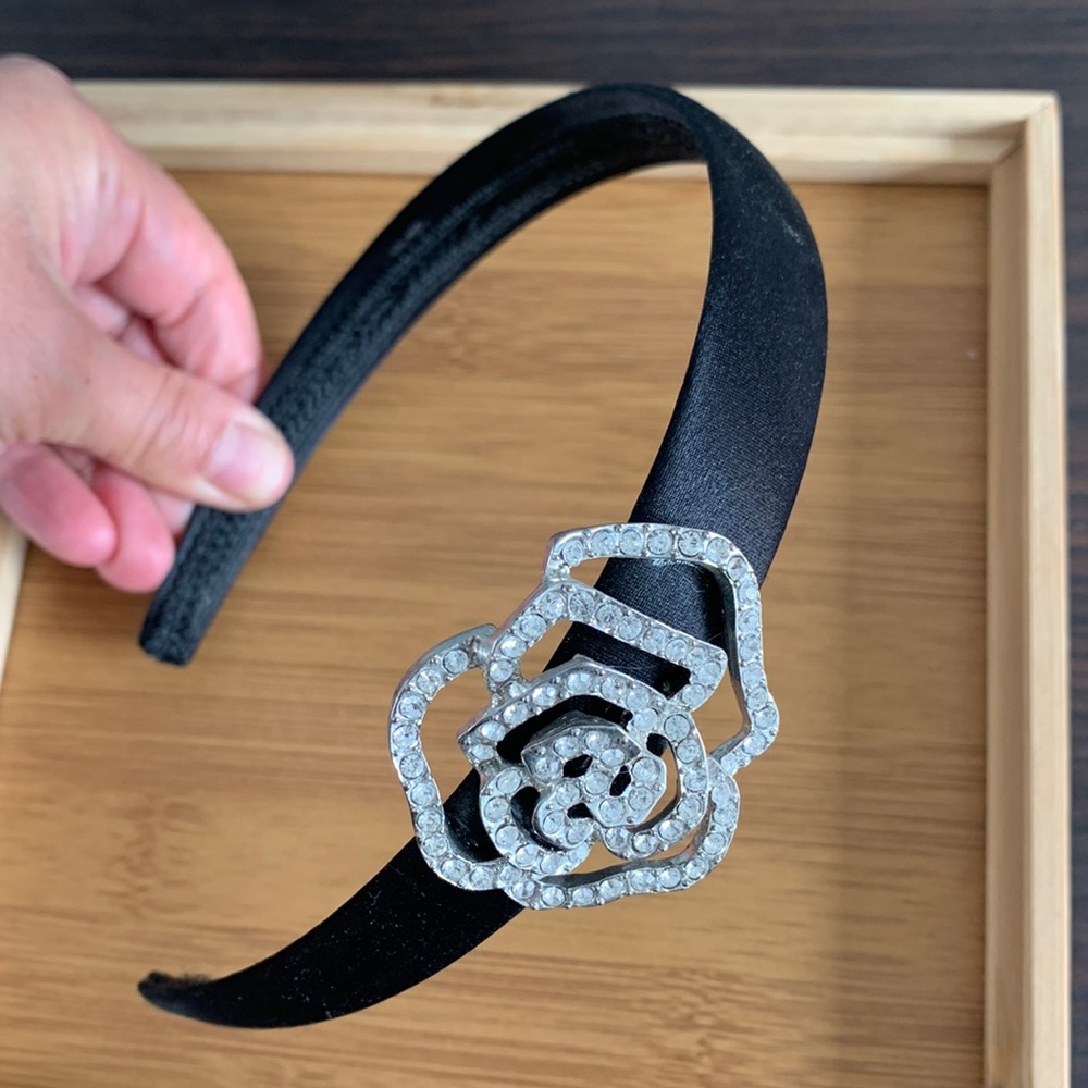 Satin & Crystal Headband